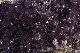 Dark Purple Amethyst Cluster - Turkey #55365-1